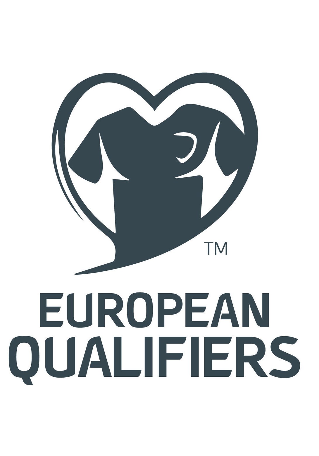 european-qualifiers-logo-with-name-gray-symbol-abstract-design-illustration-free-vector